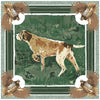 Green Pointing Strong - Double-Sided Silk Scarf