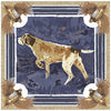 Navy Pointing Strong Silk Scarf