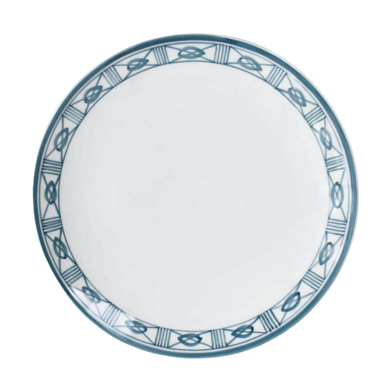 Lisbon Dinner Plate with Filigree Rim French Bleu