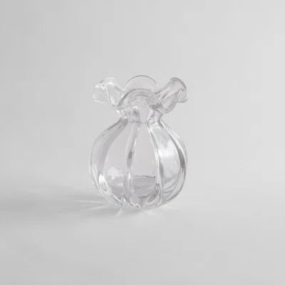 Glass Vento Small Round Bud Vase