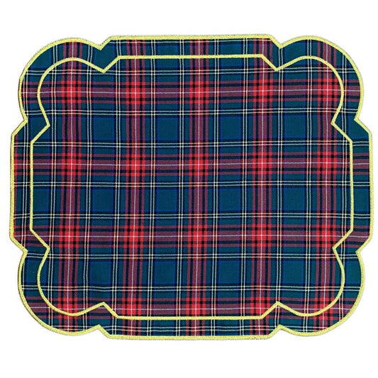 Georgina Placemat Plaid S/4