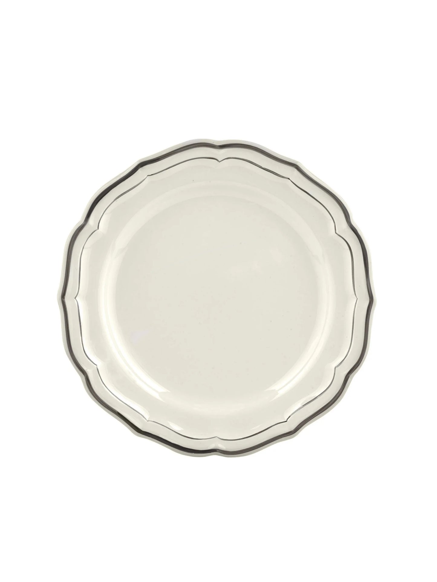 Filet Taupe Dinner Plate