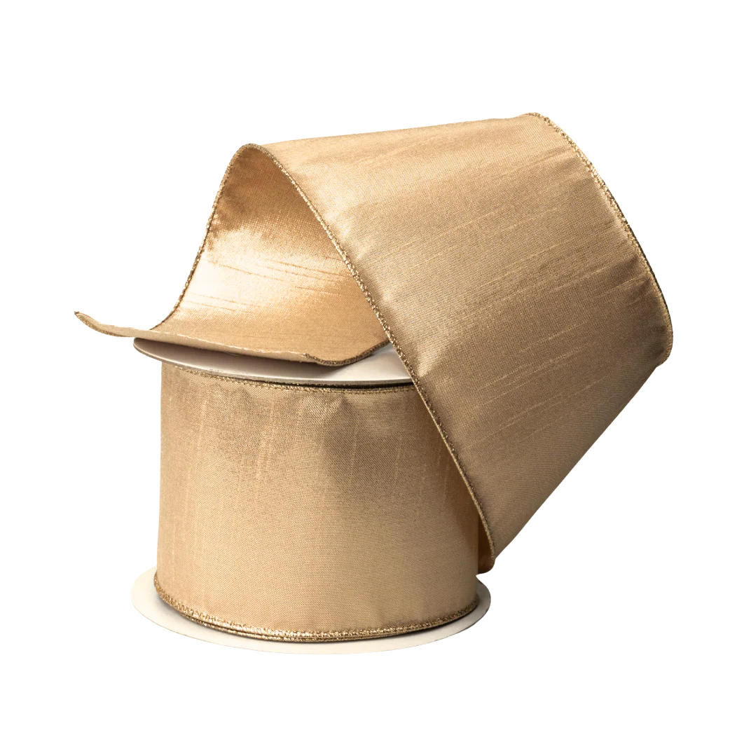 Gold Dupioni Ribbon