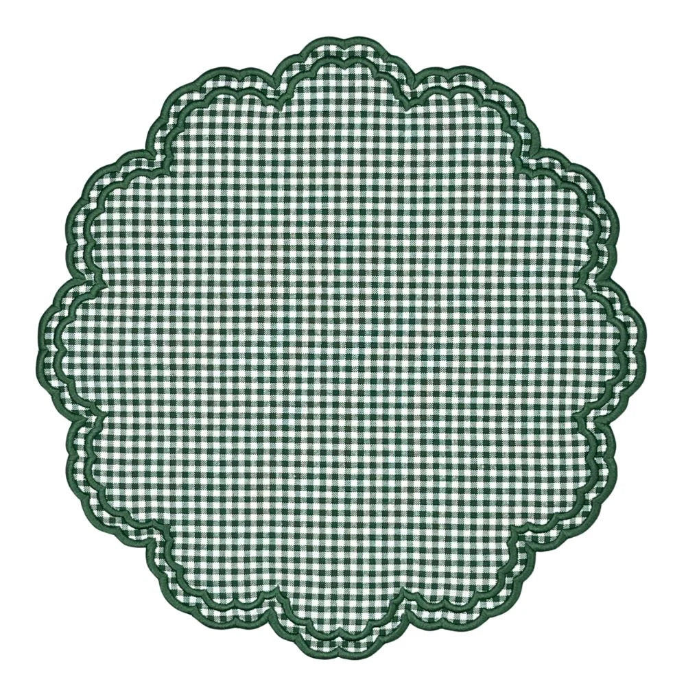 Bettina Placemat Dark Green S/4