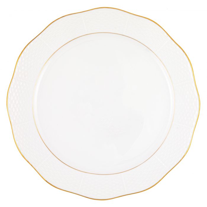 Golden Edge Round Platter