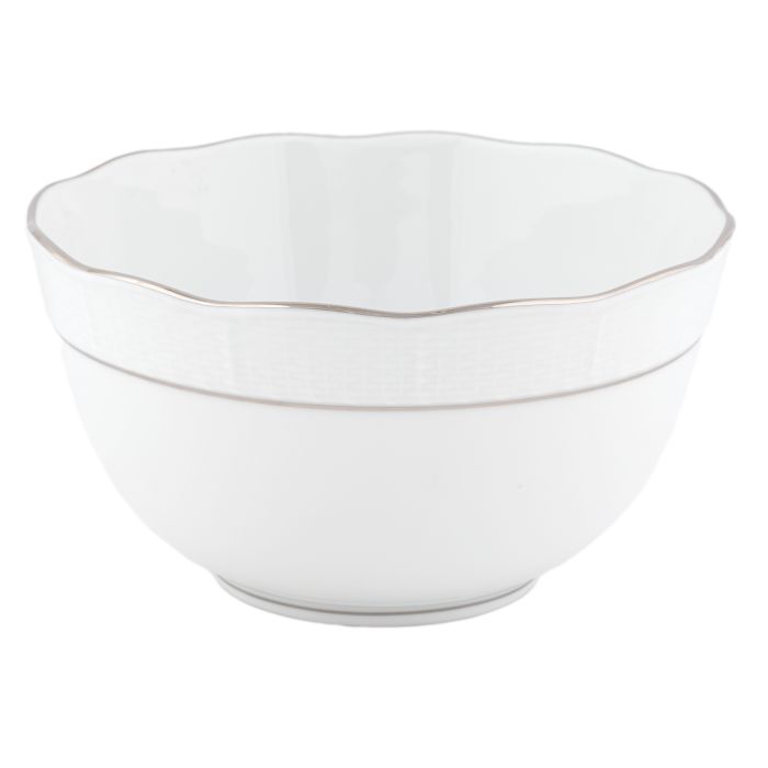 Platinum Edge Round Bowl