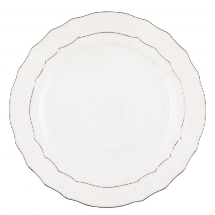 Platinum Edge Dinner Plate