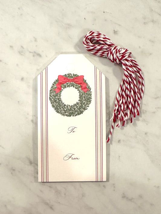 Holiday Wreath Gift Tag