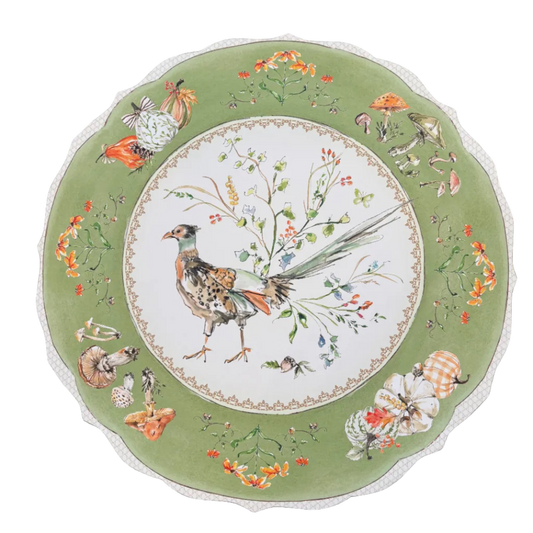 Pheasant and Pumpkins Paper Placemat