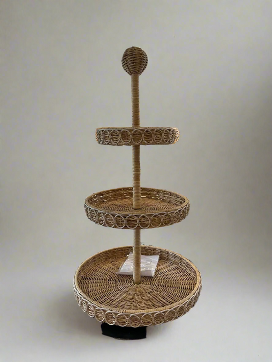 Provence Rattan 3-tier Shelving Unit
