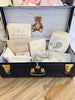 Navy Teddy Bear Hugs Keepsake Trunk