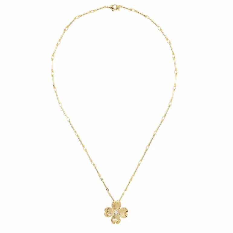 Dogwood Pendant Necklace