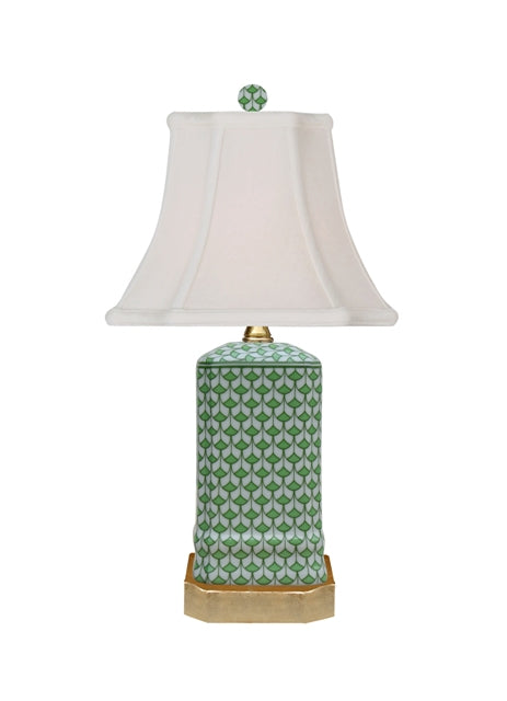 Fish Scale Green Lamp