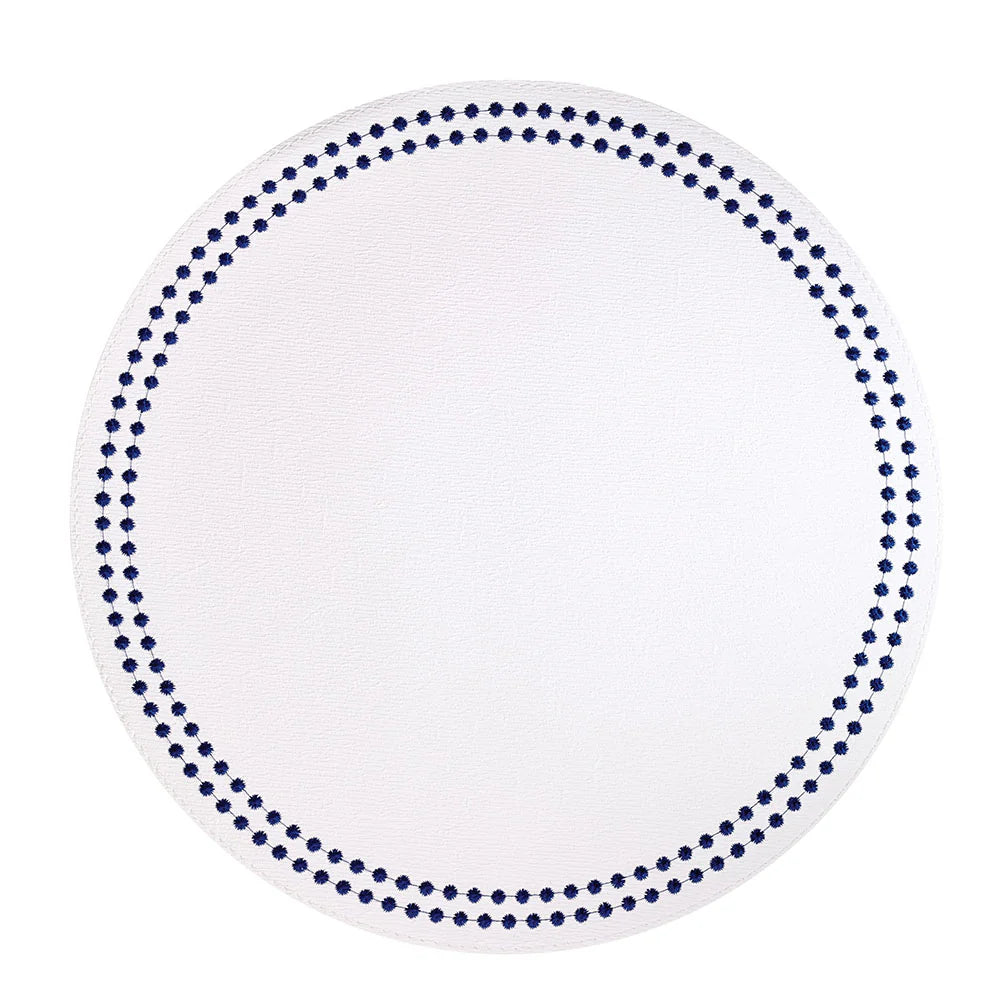 Pearls Round Placemats S/4