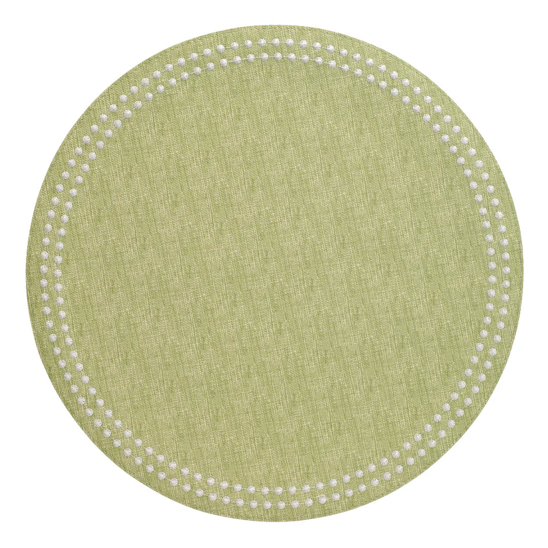 Pearls Round Placemats S/4