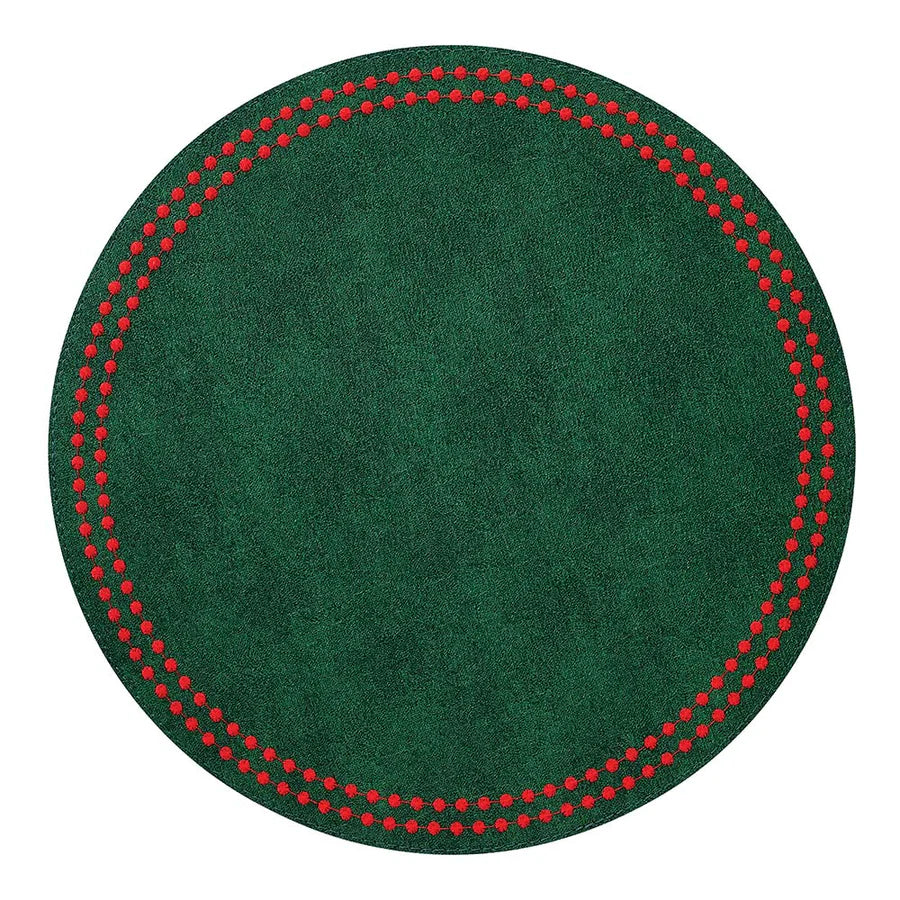 Pearls Round Placemats S/4