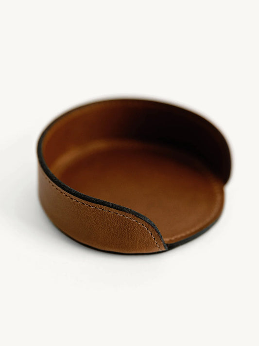 Leather Coaster Holder