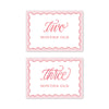 Pink Scallop Milestone Cards