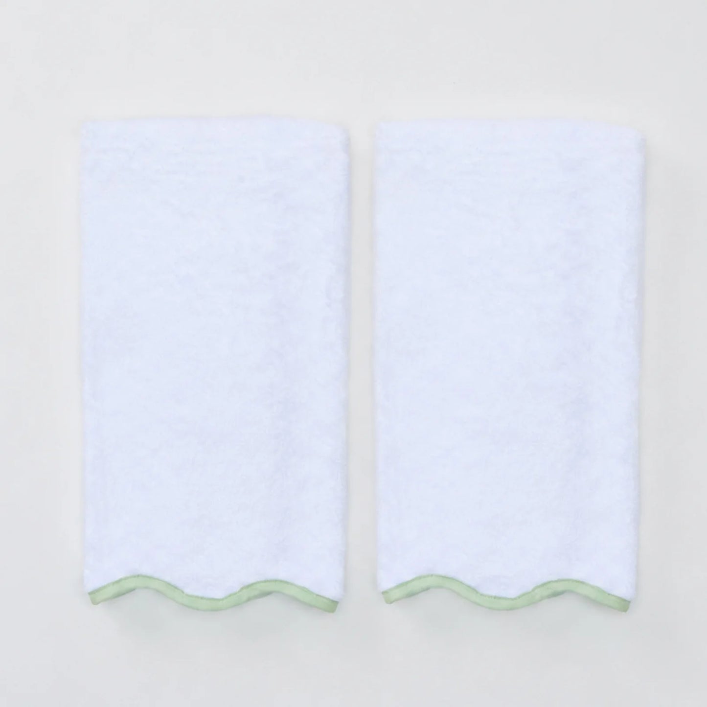 Scallop Hand Towels (Pair)