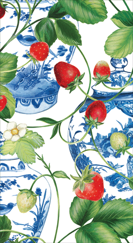 Strawberries And Cream Guest Towel