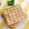 Rattan Weave Cocktail Napkin