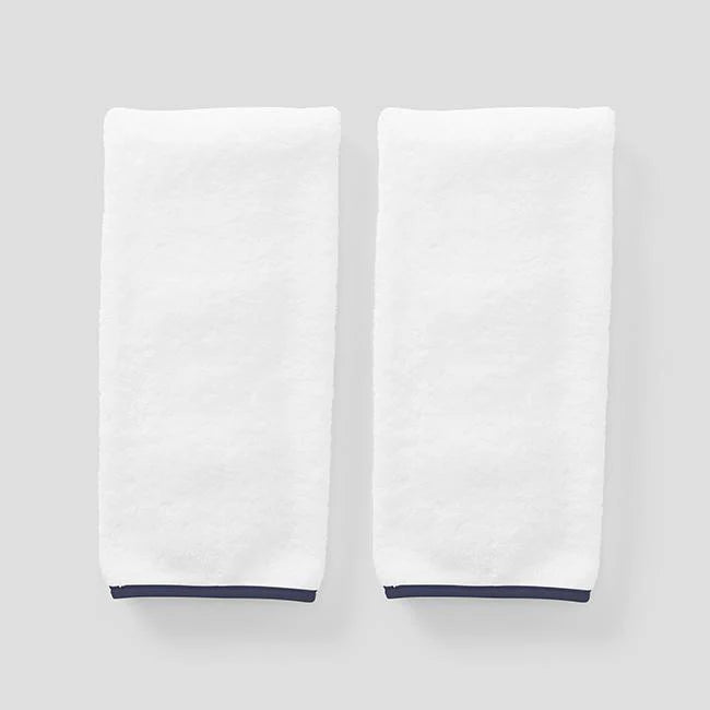 Navy Signature Hand Towels (pair)