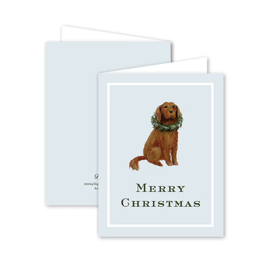 Winter Vine Pup Card
