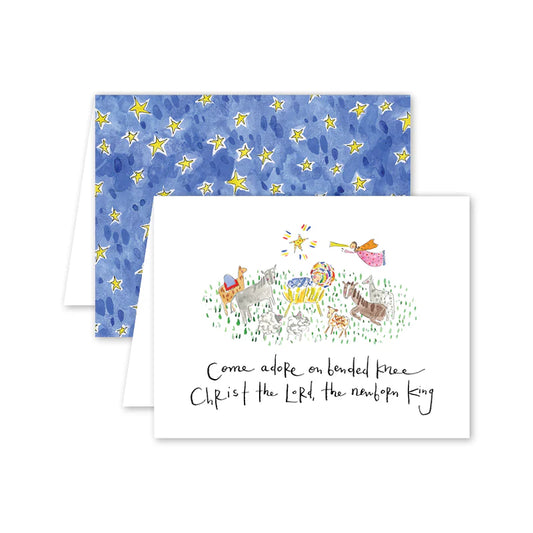 Away in a Manger Card