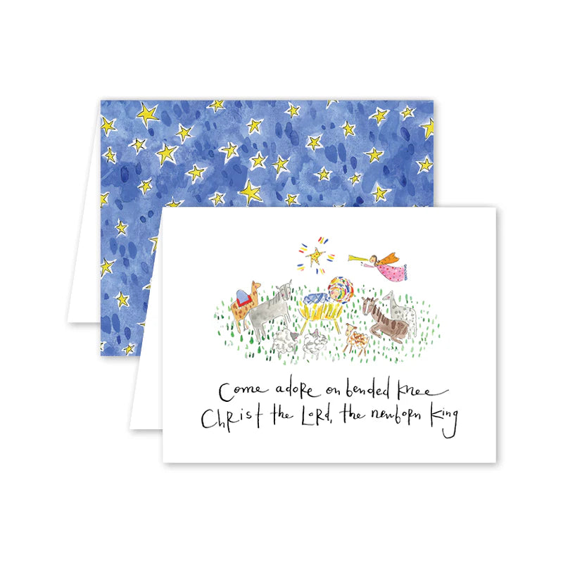 Away in a Manger Card