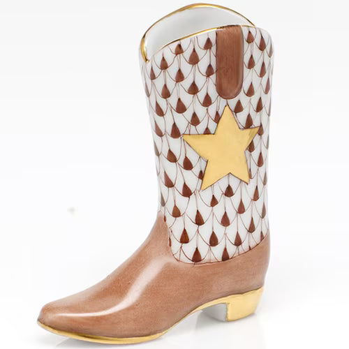 Chocolate Cowboy Boot