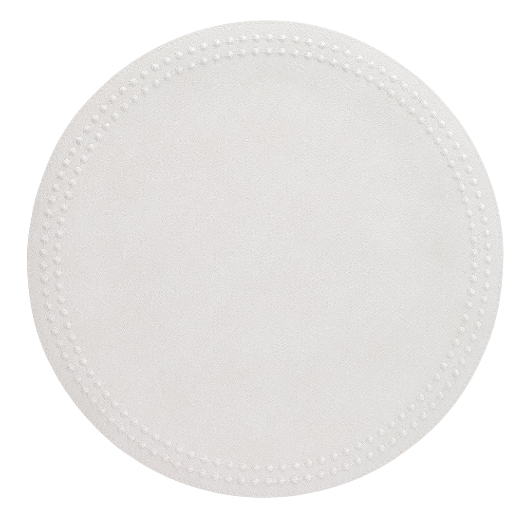 Pearls Round Placemats S/4