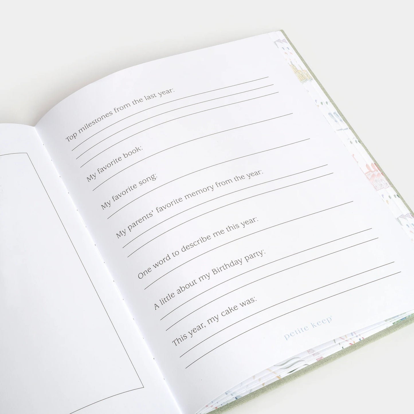 Birthday Memories Book