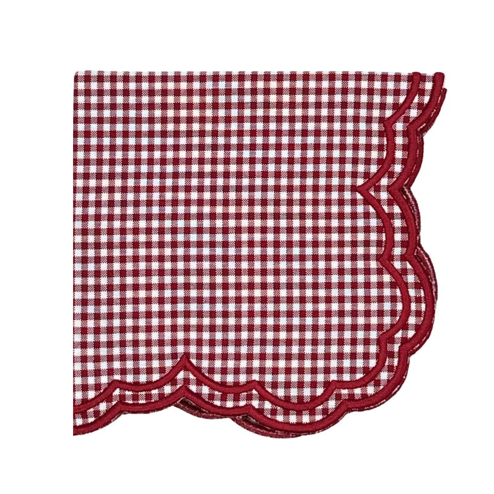 Bettina Napkin Red S/4