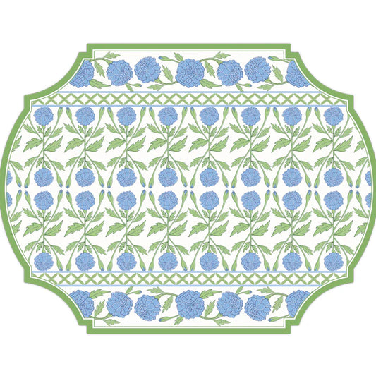 Blue & Green Marigold Placemats