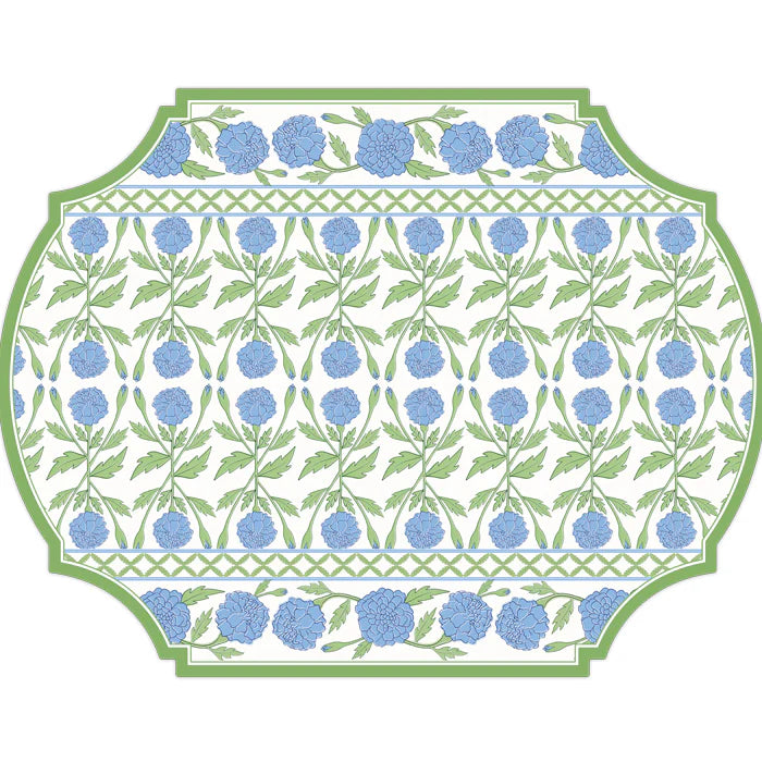 Blue & Green Marigold Placemats