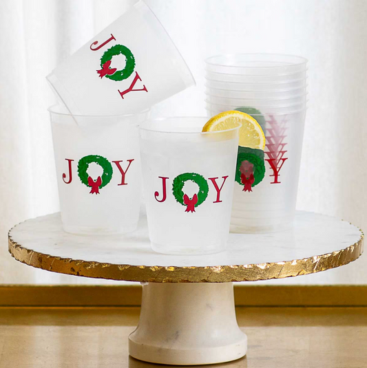 Joy Wreath 16oz Cups