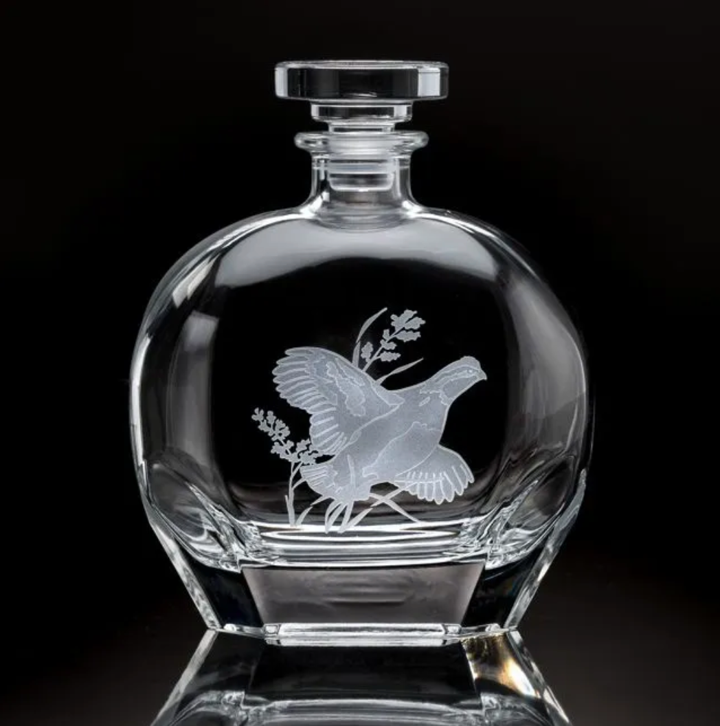 Round Quail Decanter