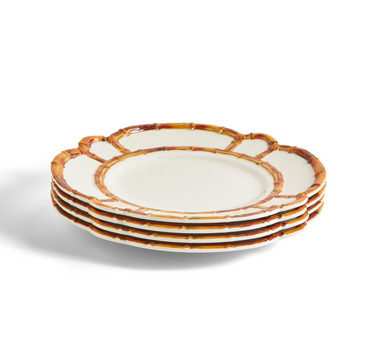 Melamine Bamboo Dinner Plate