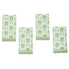 Green Floral Napkins s/4
