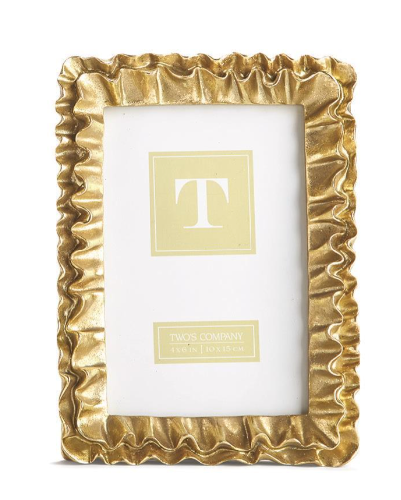 Gold Ruffle Frame 4x6