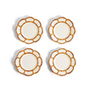 Light Bamboo Melamine Salad Plate