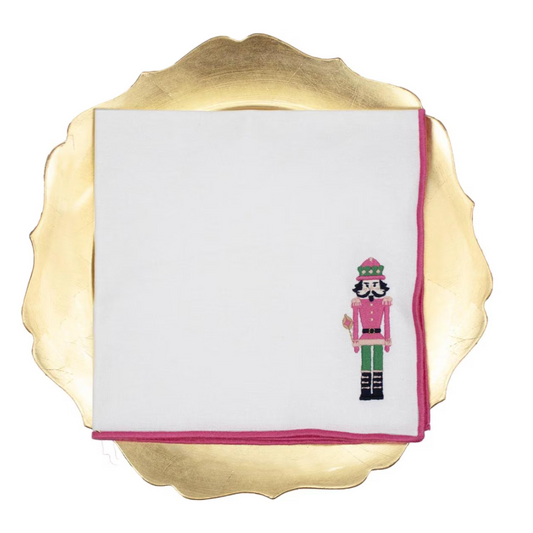 Nutcracker Embroidered Napkin