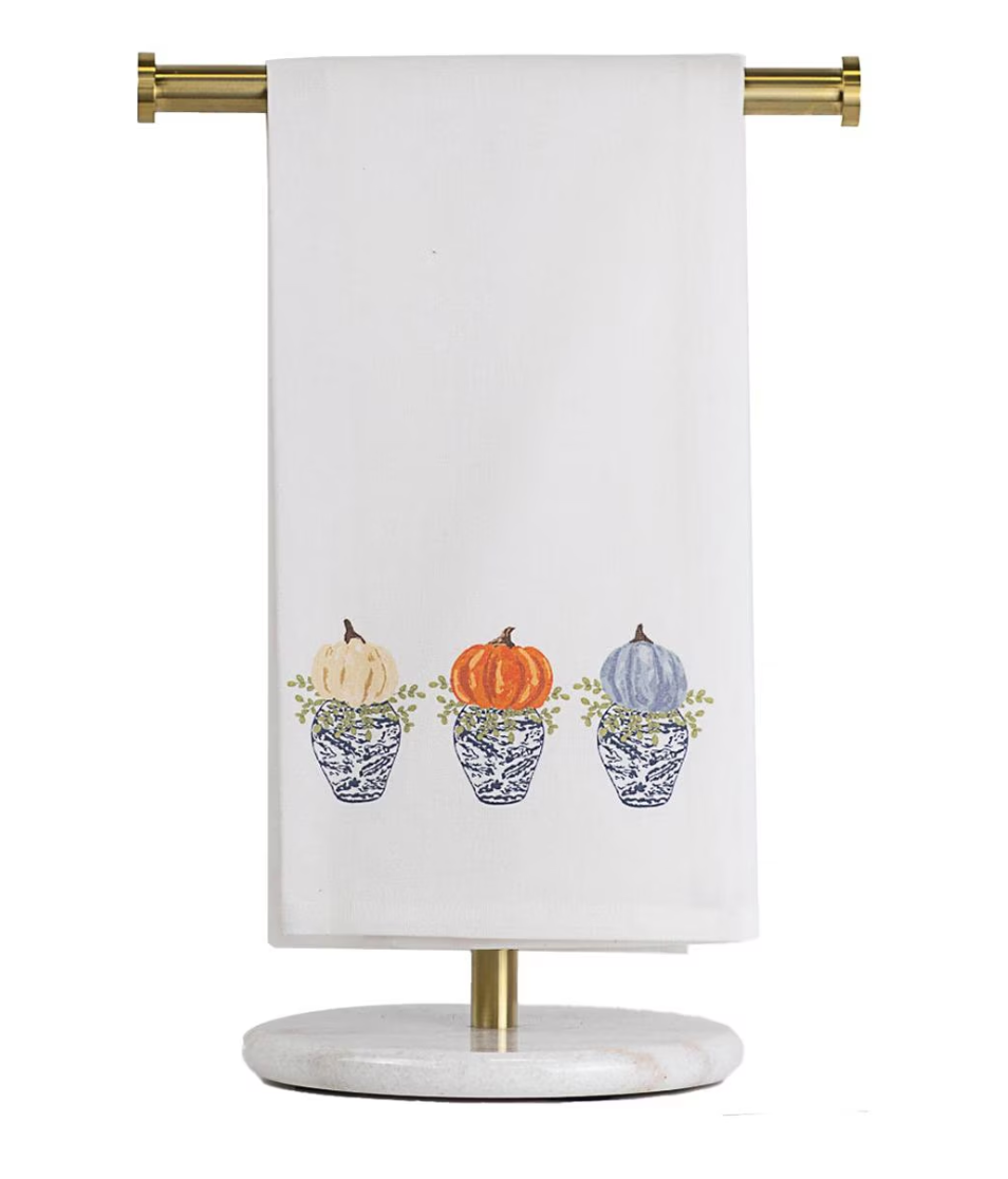 Pumpkin Topiary Hand Towel