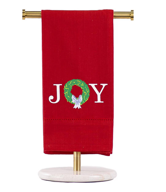 Joy Wreath Hand Towel