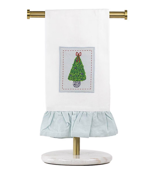 Christmas Multi Topiary Hand Towel