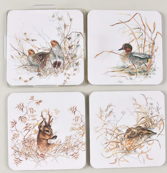 Sologne Acrylic Coasters S/4