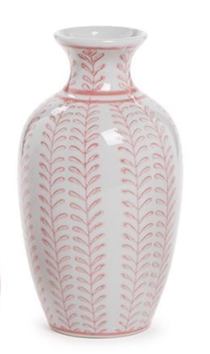 Pink Chinoiserie Vases