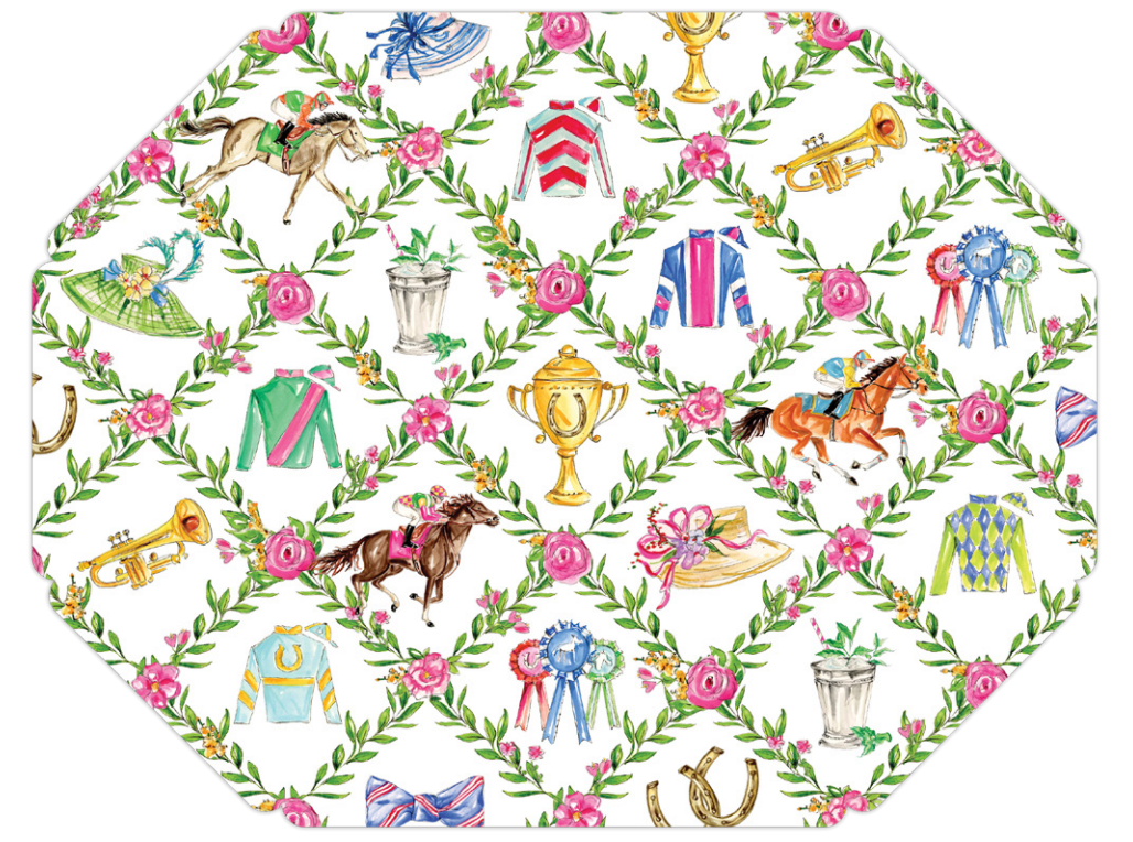Derby Icons in Trellis Placemats