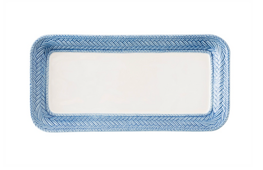 Le Panier White/Delft Hostess Tray