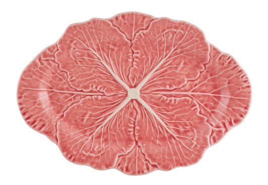 Small Pink Cabbage Platter